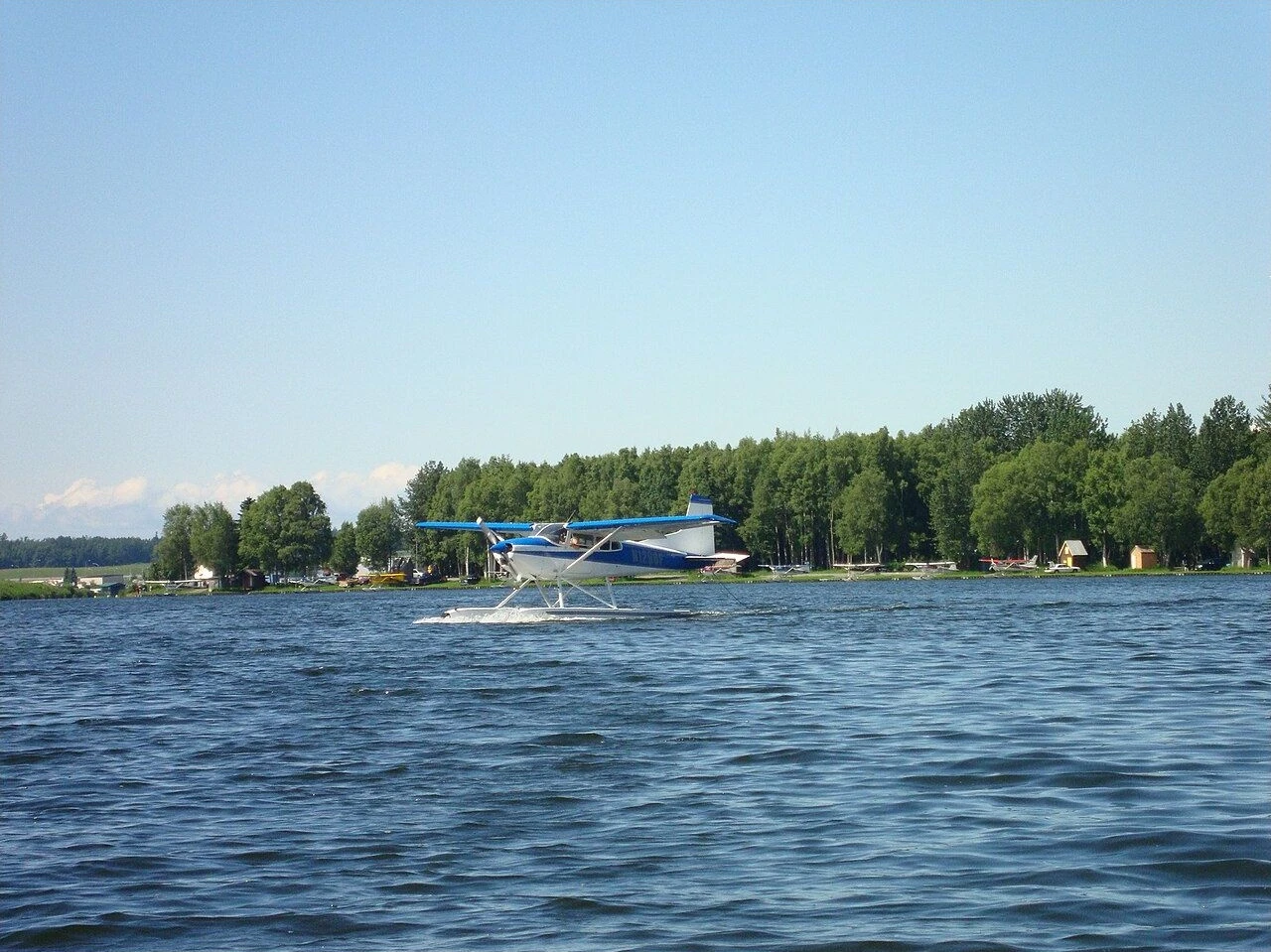 Floatplane on Lake Hood in Anchorage